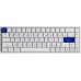 Клавиатура Akko 3068B Plus White & Blue (Akko CS Jelly Pink)