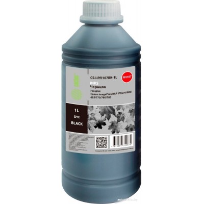 Чернила CACTUS CS-I-PFI107BK-1L Чернила CACTUS CS-I-PFI107BK-1L