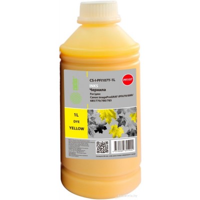 Чернила CACTUS CS-I-PFI107Y-1L Чернила CACTUS CS-I-PFI107Y-1L