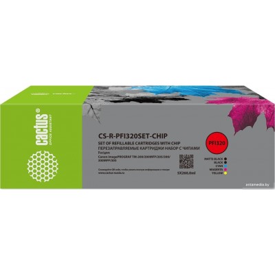 Картридж CACTUS CS-R-PFI320SET-CHIP