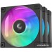 Комплект вентиляторов для корпуса DeepCool FD12 ARGB R-FD12-BKAPN3-G