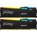 Оперативная память Kingston FURY Beast RGB 2x32ГБ DDR5 6000 МГц KF560C36BBE2AK2-64