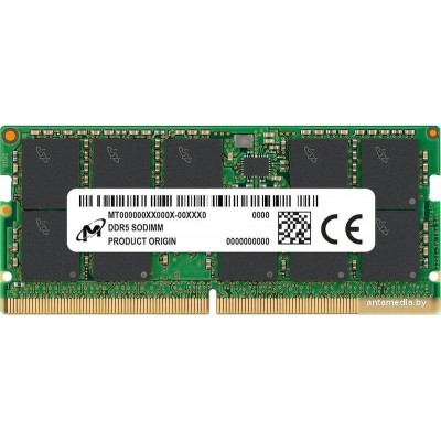 Оперативная память Micron 8ГБ DDR5 SODIMM 5600 МГц MTC4C10163S1SC56BD1 Оперативная память Micron 8ГБ DDR5 SODIMM 5600 МГц MTC4C10163S1SC56BD1