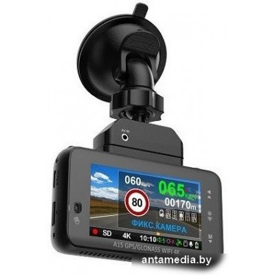 Видеорегистратор-GPS информатор (2в1) Sho-Me A15 4K