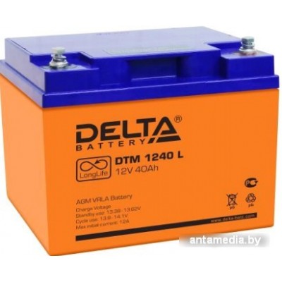 Аккумулятор для ИБП Delta DTM 1240 L (12В/40 А·ч)