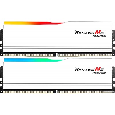 Оперативная память G.Skill Ripjaws M5 Neo RGB 2x48ГБ DDR5 6000 МГц F5-6000J3036F48GX2-RM5NRW