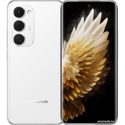 Телефон Tecno Spark 40 Pro+ 8GB/256GB (белая аврора)