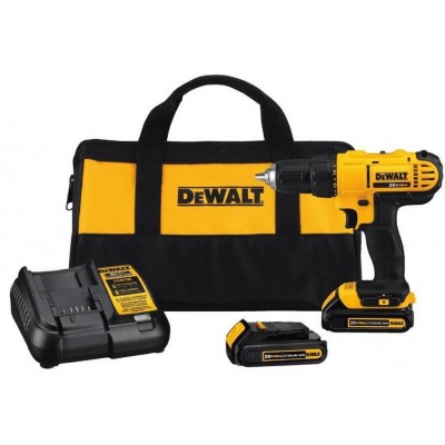 Дрель-шуруповерт DeWalt DCD771S2 (с 2-мя АКБ, сумка) Дрель-шуруповерт DeWalt DCD771S2 (с 2-мя АКБ, сумка)