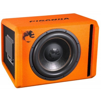Корпусной активный сабвуфер DL Audio Piranha 15A Orange V.2 Корпусной активный сабвуфер DL Audio Piranha 15A Orange V.2