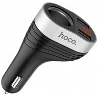 Автомобильное зарядное Hoco Z29 Regal (черный)