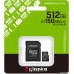 Карта памяти Kingston Canvas Select Plus microSDXC 512GB SDCS3/512GB (с адаптером)