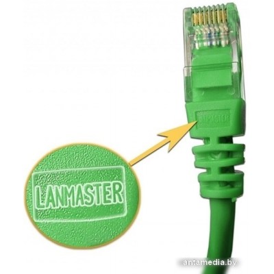 Кабель Lanmaster LAN-PC45/U5E-7.0-GN Кабель Lanmaster LAN-PC45/U5E-7.0-GN