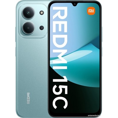 Телефон Xiaomi Redmi 15C 4G 4GB/128GB европейская версия (зеленый)