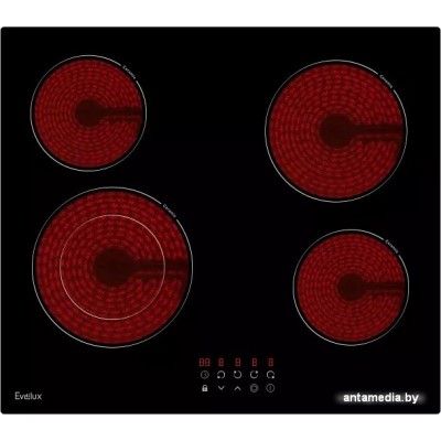 Варочная панель Evelux HEV 641 B Варочная панель Evelux HEV 641 B