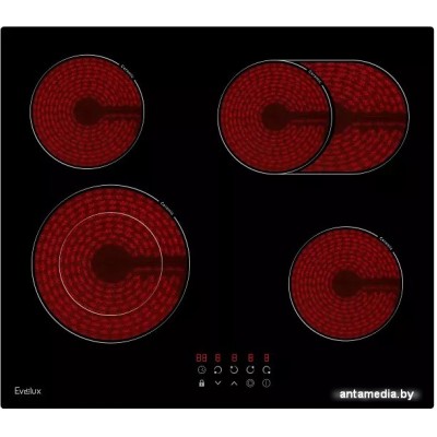 Варочная панель Evelux HEV 642 B Варочная панель Evelux HEV 642 B