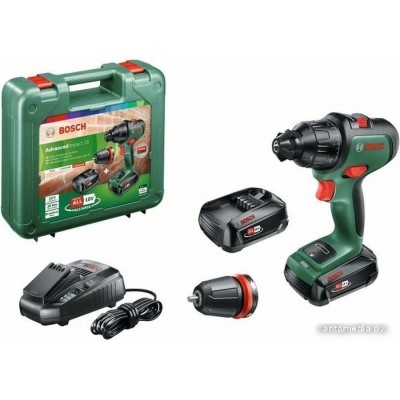 Ударная дрель-шуруповерт Bosch AdvancedImpact 18 06039B5109 (с 2-мя АКБ, кейс) Ударная дрель-шуруповерт Bosch AdvancedImpact 18 06039B5109 (с 2-мя АКБ, кейс)