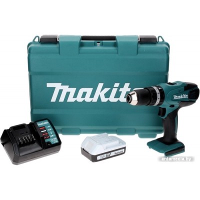Ударная дрель-шуруповерт Makita HP457DW (с 1-им АКБ, кейс)