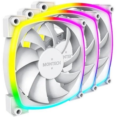 Комплект вентиляторов для корпуса Montech AX120 PWM 3 IN 1 (белый) Комплект вентиляторов для корпуса Montech AX120 PWM 3 IN 1 (белый)