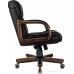 Офисное кресло Бюрократ T-9932W-LOW-Eco (черный, экокожа)
