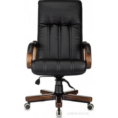 Офисное кресло Бюрократ T-9932Walnut (черный, экокожа)