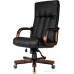 Офисное кресло Бюрократ T-9932Walnut (черный, экокожа)