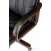 Офисное кресло Бюрократ T-9932Walnut (черный, экокожа)