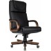 Офисное кресло Бюрократ T-9933Walnut (черный, экокожа)