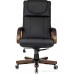 Офисное кресло Бюрократ T-9933Walnut (черный, экокожа)