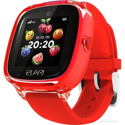 Детские умные часы Elari KidPhone Fresh 4G (красный)