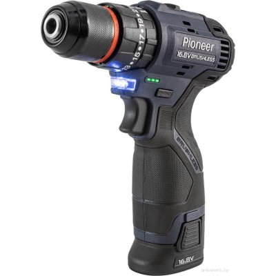 Ударная дрель-шуруповерт Pioneer Tools CID-E1602BL-22C (с 2-мя АКБ, сумка) Ударная дрель-шуруповерт Pioneer Tools CID-E1602BL-22C (с 2-мя АКБ, сумка)