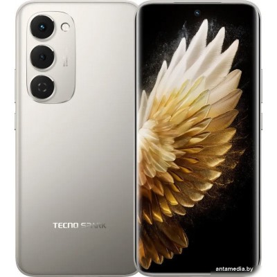 Телефон Tecno Spark 40 Pro+ 8GB/128GB (лунный титановый)