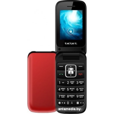 Кнопочный телефон TeXet TM-422 (красный) Кнопочный телефон TeXet TM-422 (красный)