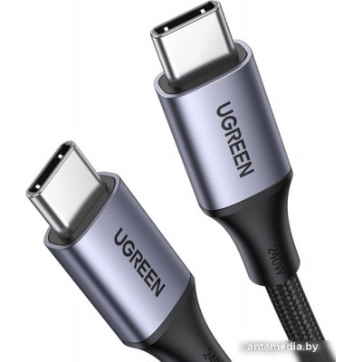 Кабель Ugreen US535 90440 USB Type-C - USB Type-C (2 м, серый)