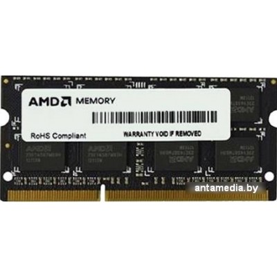 Оперативная память AMD Radeon R3 Value Series 8ГБ DDR3 SODIMM 1333 МГц R338G1339S2S-U