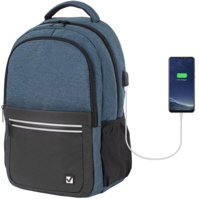 Городской рюкзак BRAUBERG Urban 229893 (синий) Городской рюкзак BRAUBERG Urban 229893 (синий)