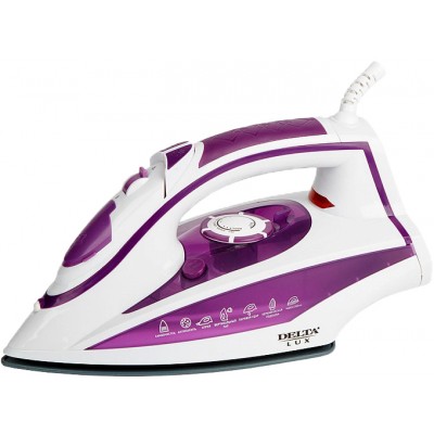 Утюг Delta Lux DL-352 (белый/фиолетовый) Утюг Delta Lux DL-352 (белый/фиолетовый)