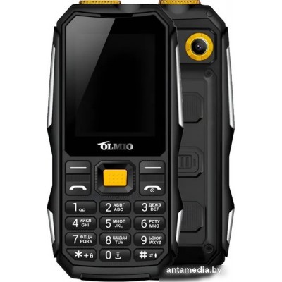 Кнопочный телефон Olmio X04 (черный/оранжевый)