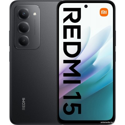 Телефон Xiaomi Redmi 15 4G 6GB/128GB международная версия (черный)