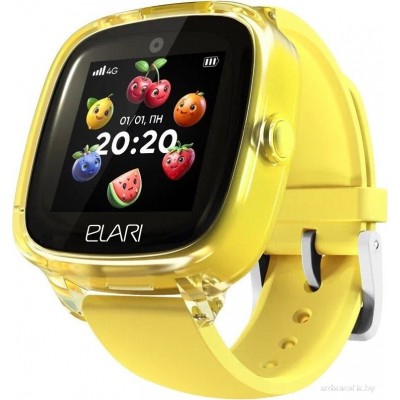 Детские умные часы Elari KidPhone Fresh 4G (желтый)