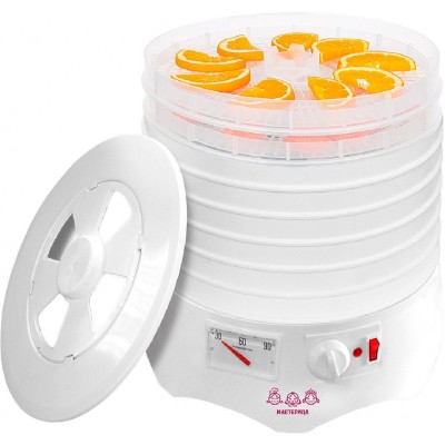 Сушилка для овощей и фруктов Мастерица EFD-0602VM (6 белых поддонов + 2 прозрачных поддона + поддон для пастилы)