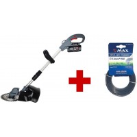 Триммер Profipower PDUR-18V (с 1-им АКБ) + леска Макстул B0113-2