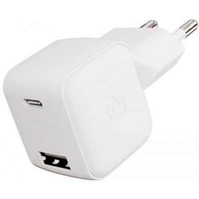 Сетевое зарядное VLP G-Charge USB-С/USB-A (белый)