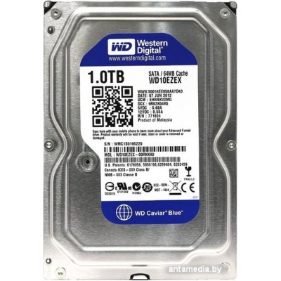 Жесткий диск WD Caviar Blue 1TB (WD10EZEX)